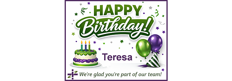 Happy Birthday Teresa