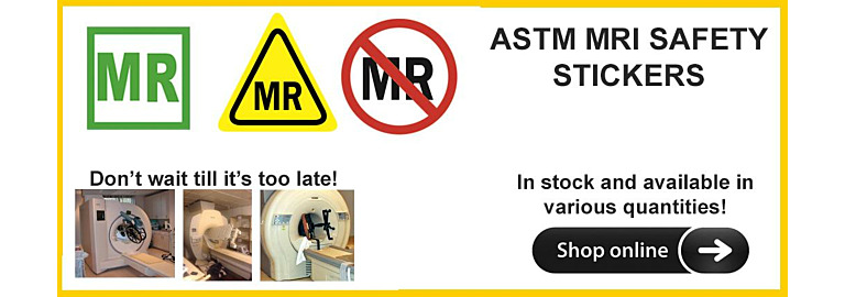 NEW ASTM MRI Safety Labels – In Stock!