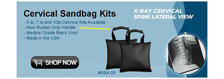 Optimal weights and New Rubber Grip Make Lateral C-Spine Imaging a Breeze!