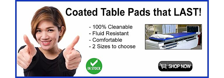 Discover the Versatility of Our Coated Table Pads and Over 100 Other Table Pad Options Available