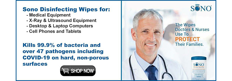 Buy Sono Disinfecting Wipes from Z&Z Medical