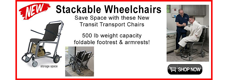 The Everett Jennings EJT500: A Must-Have Stackable Wheelchair for Any Medical Facility