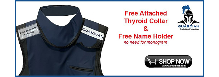 FREE Thyroid Collar with New Guardian Radiation Protection Aprons!