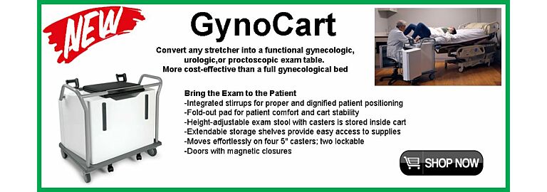 Introducing the New GynoCart — Transform Your Stretcher into a Versatile Exam Table