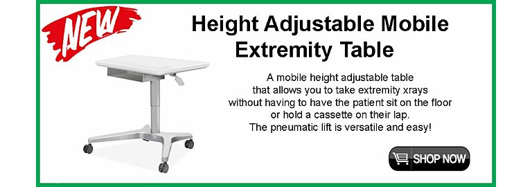 Upgrade Extremity Imaging with the H‑9014 Height Adjustable Mobile Table