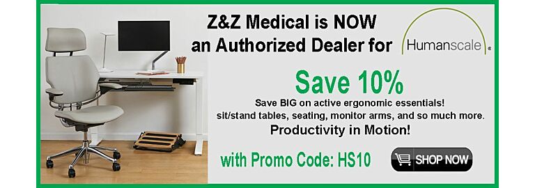 Still Time to Save 10% on Humanscale Ergonomic Products!