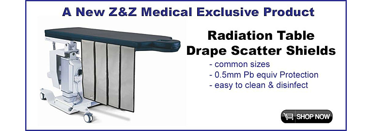 NEW Radiation Table Drape Scatter Shields