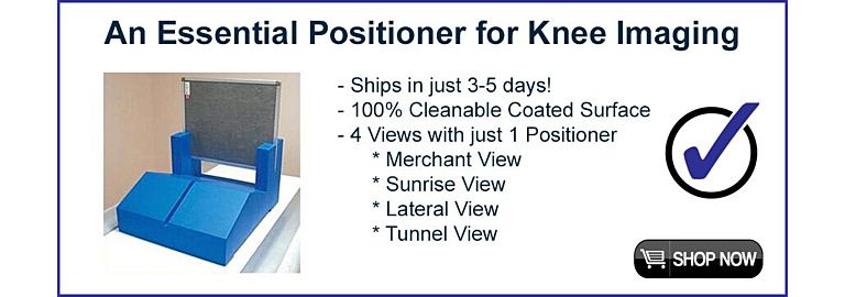 Must Have Knee Positioner Pillow for Knee Radiography