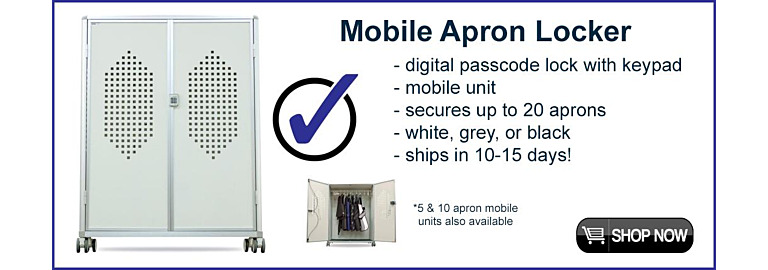 Mobile Lockers to Secure Your Aprons