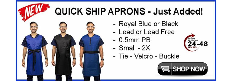 Introducing Our Newly Added Quick Ship Aprons – Protection When You Need It Most