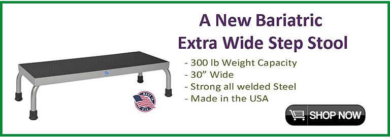 A NEW Extra Wide Bariatric Step Stool