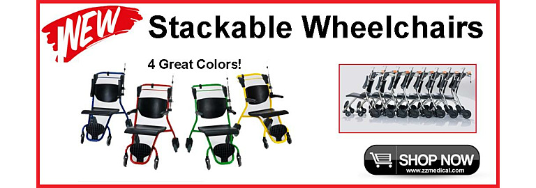 New Stackable Transport Wheelchairs from Z&Z Medical