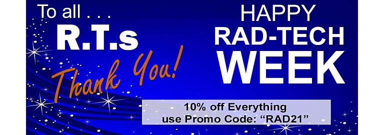Let's Celebrate and Take an Extra 10% OFF Your Online Order for Rad Tech Week!