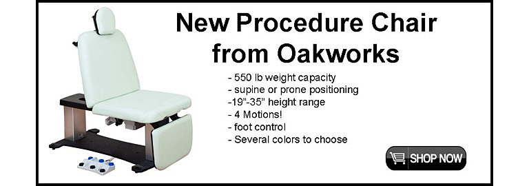  Introducing the Latest in Comfort and Functionality: Oakworks Procedure Chairs for Physician Offices and Outpatient Imaging Clinics 