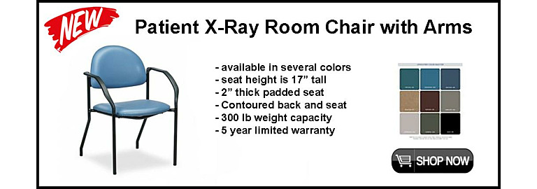 New Patient X-Ray Room Chair with Arms