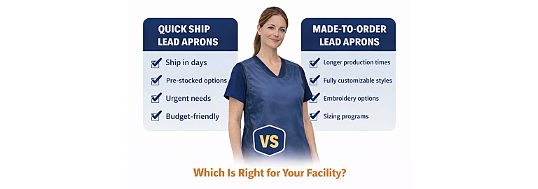 Quick Ship vs. Made-to-Order Lead Aprons: Which Is Right for Your Facility?