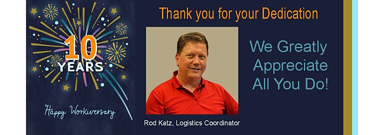Celebrating 10 Years of Dedication – Thank You, Rod Katz!