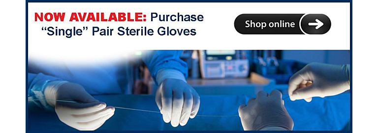 Now Available: Single Disposable Radiation Reducing Sterile Gloves