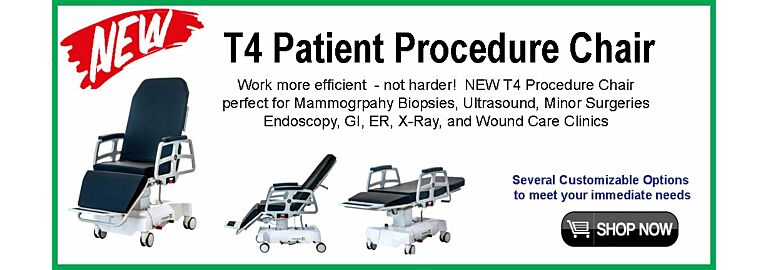 Versatile. Comfortable. Built to Perform – Meet the T4 Procedure Chair