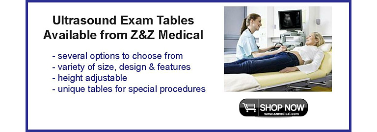 Wide Selection of Ultrasound Tables Available at Z&Z Medical