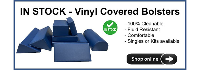 Vinyl Covered Positioning Support Bolsters - NEW!