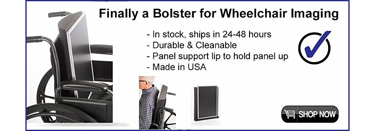 The Must-Have Imaging Accessory for Wheelchair Chest X-Rays: Meet the Wheelchair Bolster Kit!