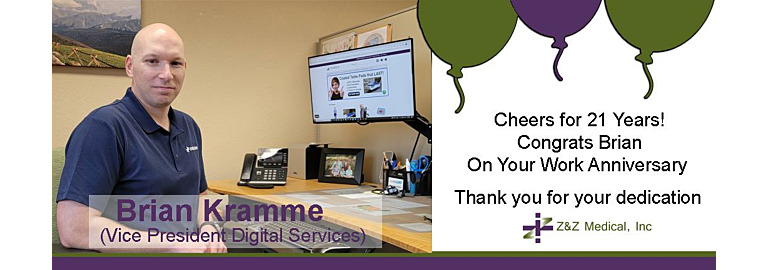 Congrats Brian on Your Work Anniversary