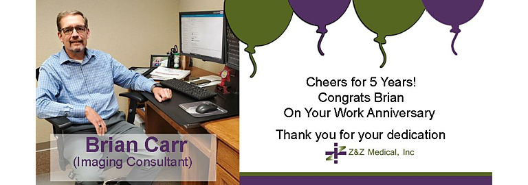 Congrats Brian Carr on your Work Anniversary