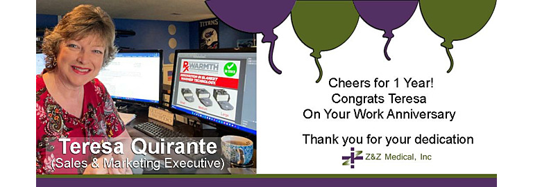 Congrats Teresa on Your Work Anniversary