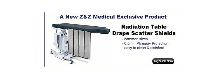 Radiation table Drapes for Scatter Protection