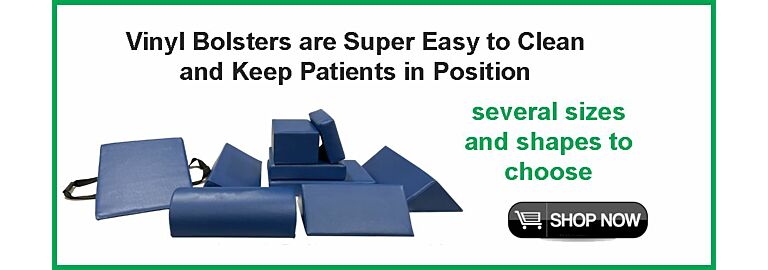Upgrade Patient Comfort with Vinyl Bolsters – Perfect for Any Healthcare Environment
