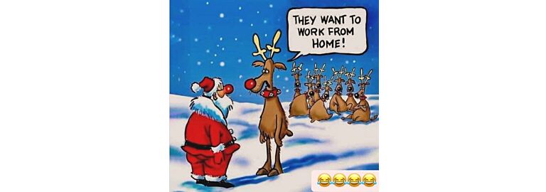 Santa, Can I Work From Home?