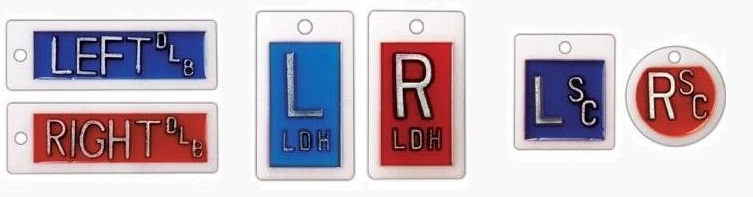 Plastic X-Ray Markers