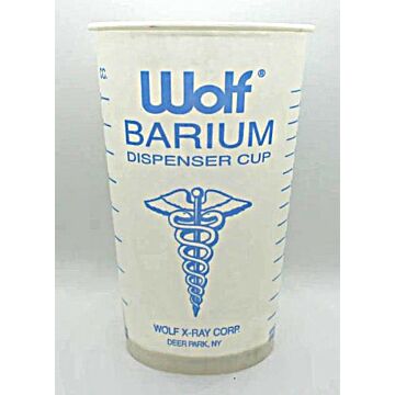 Barium Cups 14 oz with printed mixing scales