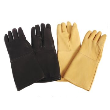 Seamless Lead Leather Glove Pair