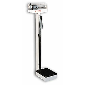 339 Dual Reading Eye-Level Physician Scale with Height Rod