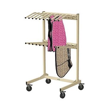 Vest and Skirt Mobile X-Ray Lead Apron Rack