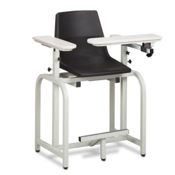 Standard Lab Series, Extra-Tall, Blood Drawing Chair with Flip Arm and Drawer