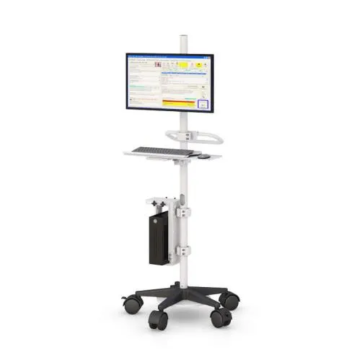 Mobile Medical Monitor Pole Computer Cart