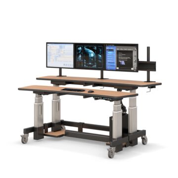 Ergonomic Electric Sit Stand Desk - 72" x 36"
