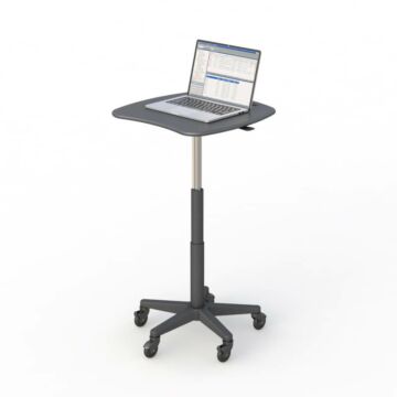 Height Adjustable Small Laptop Cart