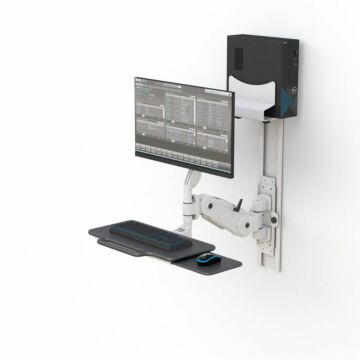 ErgoMount Wall Mounted Track – Versatile Computer Workstation