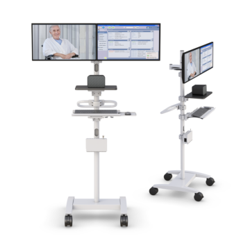 Remote Telemedicine Communication Cart 