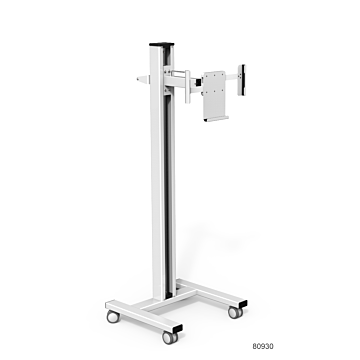 DR/CR Mobile Cassette Holder - Fixed Arm, Tilt and Rotate