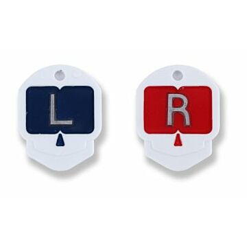 Skull X-Ray Lead Marker Set - Initials Optional