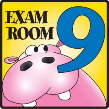 Pediatric Exam Room Sign (Exam Room #9)