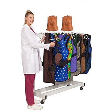 Deca-Rack Mobile Apron Rack