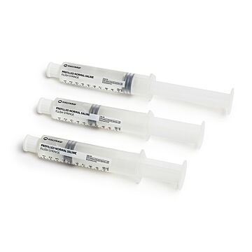 Halyard Prefilled Saline IV Flush Syringes - 5mL