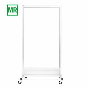 MRI-Safe Mobile Leaded Barrier with 30x60 inch Window