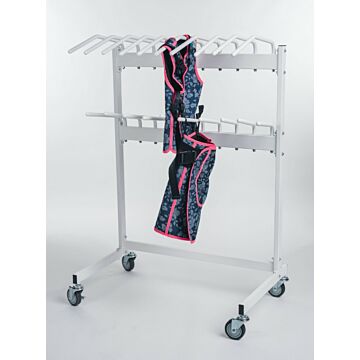 Vest and Skirt Mobile X-Ray Lead Apron Rack